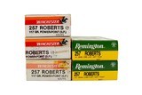 REMINGTON AND WINCHESTER 257 ROBERTS AMMO - 1 of 1