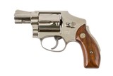 SMITH & WESSON MODEL 40 CENTENNIAL 38 SPECIAL NICKEL - 2 of 2