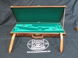 QUALITY LEATHER GUN CASE FOR A PAIR OF SXS SHOTGUNS - 1 of 2