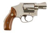 SMITH & WESSON MODEL 42 AIRWEIGHT NICKEL 38 - 2 of 5