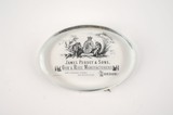 JAMES PURDEY TRADE LABEL GLASS
PAPERWEIGHT
OXFORD STREET ADDRESS - 1 of 3