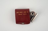 JAMES PURDEY VINTAGE SNAP CAPS IN LEATHER POUCH 20 GAUGE - 2 of 3