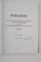 PARADOX THE STORY OF COL. GV FOSBERY VOLUME 1 - 2 of 2
