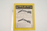 1938 A.H.FOX CATALOG AND PRICE LIST - 5 of 5