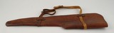 VINTAGE LEATHER SCABBORD FOR SCOPED RIFLE - 1 of 2