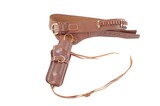 TRIPLE K LEATHER COWBOY RIG HOLSTER AND BELT - 1 of 2