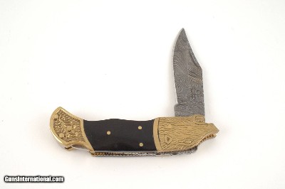 DKC DAMASCUSS FOLDING KNIFE