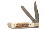 PARKER-EDWARDS DAMASCUS 512 2 BLADE FOLDING POCKET KNIFE - 1 of 2