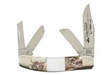 AMERICAN BLADE STOCKMAN w/ PARKER-EDWARDS SINGLE BLADE; 1986 ABCA KNIFE SET - 1 OF 3997 - 1 of 4