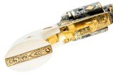 "THE GAMBLER" COLT SINGLE ACTION SHERIFFS MODEL IN 44 & 44-40 ENGRAVED BY MICHAEL DUBBER - 6 of 14