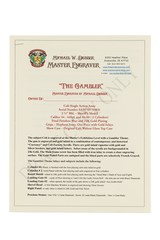 "THE GAMBLER" COLT SINGLE ACTION SHERIFFS MODEL IN 44 & 44-40 ENGRAVED BY MICHAEL DUBBER - 2 of 14