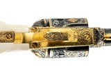 "THE GAMBLER" COLT SINGLE ACTION SHERIFFS MODEL IN 44 & 44-40 ENGRAVED BY MICHAEL DUBBER - 13 of 14