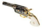 "THE GAMBLER" COLT SINGLE ACTION SHERIFFS MODEL IN 44 & 44-40 ENGRAVED BY MICHAEL DUBBER - 8 of 14
