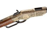 "THE STONEWALL BRIGADE RIFLE" HENRY MODEL H011 44-40 ENGRAVED BY MICHAEL DUBBER, IN PRESENTATION CASE - 9 of 17