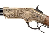 "THE STONEWALL BRIGADE RIFLE" HENRY MODEL H011 44-40 ENGRAVED BY MICHAEL DUBBER, IN PRESENTATION CASE - 2 of 17
