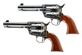 TURNBULL MANUFACTURING / U.S.F.A PAIR OF SINGLE ACTION ARMY 44 RUSSIIAN
EACH GUN HAS EXTRA 44 S&W CYLINDERS - 2 of 6