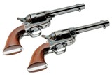 TURNBULL MANUFACTURING / U.S.F.A PAIR OF SINGLE ACTION ARMY 44 RUSSIIAN
EACH GUN HAS EXTRA 44 S&W CYLINDERS - 5 of 6