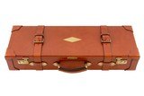 MARVIN HUEY OAK & LEATHER SHOTGUN CASE FOR A PAIR OF WINCHESTER MODEL 42S WITH EXTRA BARRELS - 1 of 3
