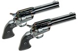 U.S.F.A PAIR SINGLE ACTION ARMY 45 COLT - 3 of 8