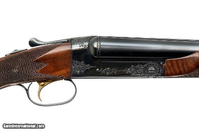 WINCHESTER MODEL 21 CUSTOM FLATSIDE #1 ENGRAVED 12 GAUGE