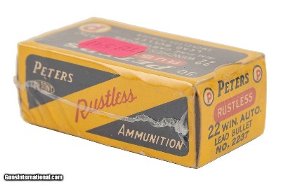 PETER RUSTLESS 22 WINCHESTER AUTOMATIC