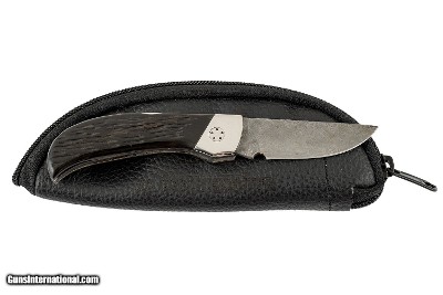 CUSTOM HAND MADE DAMASCUS LOCK BACK