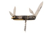 FRENCH MADE SWISS ARMY TYPE KNIFE - 1 of 2