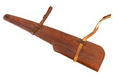VINTAGE LEATHER SCABBARD FOR SCOPED RIFLE - 2 of 2