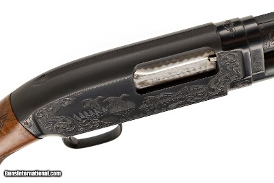 WINCHESTER MODEL 12 UPGRADE PIGEON GRADE 12 GAUGE 12-5 ENGRAVED - Image 7 of 16