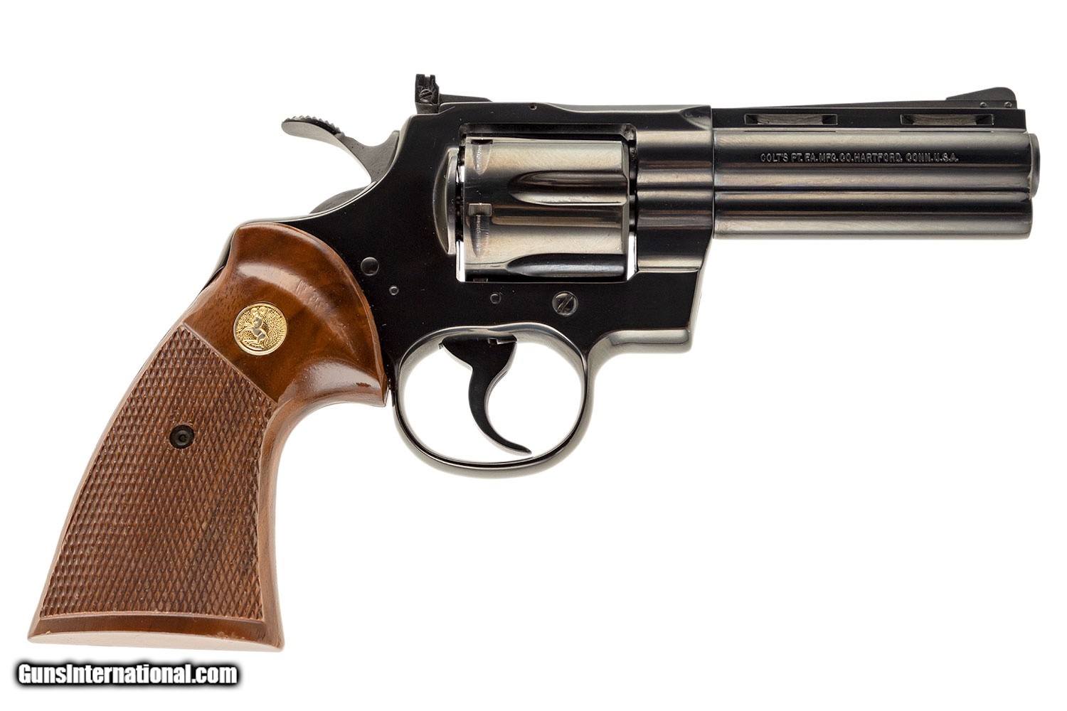 COLT PYTHON BLUED 4" 357 MAG