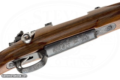 CUSTOM MAUSER 22-250 ENGRAVED BY BARBARA LOVEJOY - Image 7 of 17