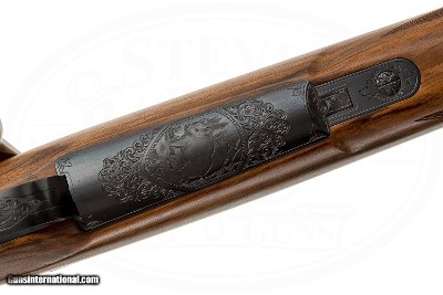 CUSTOM MAUSER 22-250 ENGRAVED BY BARBARA LOVEJOY - Image 10 of 17