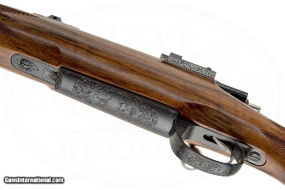 CUSTOM MAUSER 22-250 ENGRAVED BY BARBARA LOVEJOY - Image 8 of 17