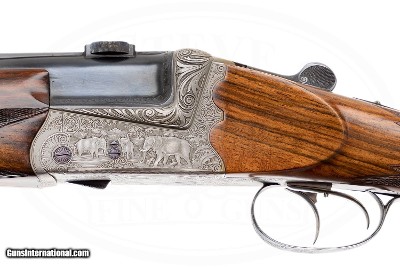BOROVNIK BOXLOCK O/U RIFLE 300 H&H MAGNUM W/ LOAD DATA BY KEN OWEN - Image 4 of 19