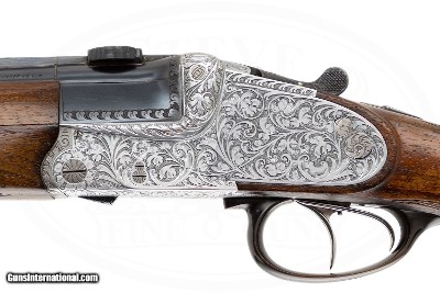 KRIEGHOFF NEPTUNE SIDELOCK EJECTOR 16GA O/U WITH 16GA OVER 7X65R COMBINATION BARRELS; 22LR AND 22 MAG INSERTS - Image 4 of 19