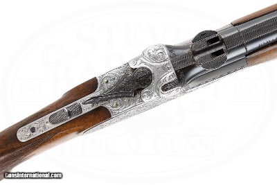 KRIEGHOFF NEPTUNE SIDELOCK EJECTOR 16GA O/U WITH 16GA OVER 7X65R COMBINATION BARRELS; 22LR AND 22 MAG INSERTS - Image 9 of 19