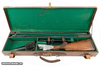 KRIEGHOFF NEPTUNE SIDELOCK EJECTOR 16GA O/U WITH 16GA OVER 7X65R COMBINATION BARRELS; 22LR AND 22 MAG INSERTS - Image 19 of 19