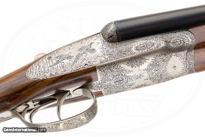 GRIFFIN & HOWE EXTRA FINISH ROUND BODY SIDELOCK 12 GAUGE - Image 7 of 17
