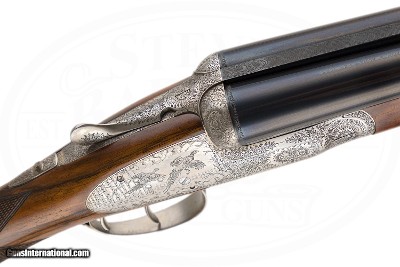 GRIFFIN & HOWE EXTRA FINISH ROUND BODY SIDELOCK 12 GAUGE - Image 5 of 17