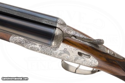 GRIFFIN & HOWE EXTRA FINISH ROUND BODY SIDELOCK 12 GAUGE - Image 6 of 17