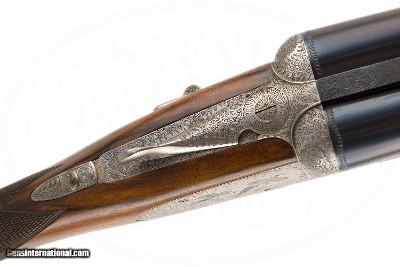 GRIFFIN & HOWE EXTRA FINISH ROUND BODY SIDELOCK 12 GAUGE - Image 9 of 17