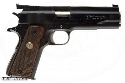 JIM CLARK - CUSTOM COLT GOVERNMENT MODEL MKIV SERIES 70 45 ACP W/ CLARK 