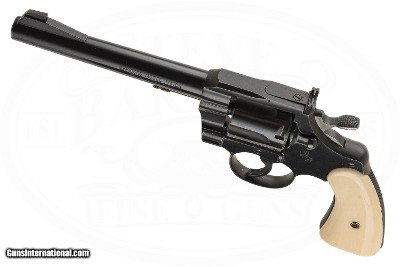 COLT OFFICER'S MODEL MATCH 22 LR CARVED IVORY GRIPS - Image 4 of 6