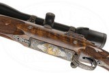 JOHN BOLLIGER SIGNATURE SERIES CUSTOM FN MAUSER 98 300 RUM DUBBER ENGRAVED - 8 of 17