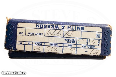 SCARCE SMITH & WESSON MODEL 51 ROUND BUTT 22/32 KIT GUN 22 MAG - Image 9 of 9