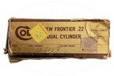 COLT - NEW FRONTIER BUNTLINE 22 SCOUT WITH 22LR AND 22 WMR CYLINDERS - 8 of 8