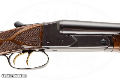 WINCHESTER MODEL 21 PRE WAR 16 GAUGE CUSTOM UMBERGER STOCK; DOUBLE TRIGGER