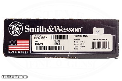 SMITH & WESSON MODEL 317-3 AIR LITE 22 LR - Image 8 of 8