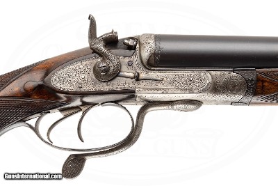 JOHN RIGBY & CO 12 BORE HAMMER DOUBLE RIFLE - Image 3 of 18