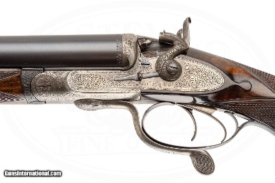 JOHN RIGBY & CO 12 BORE HAMMER DOUBLE RIFLE - Image 4 of 18